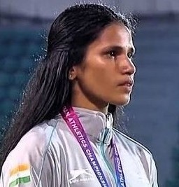 Jyothi Yarraji Indian hurdler representing India on track